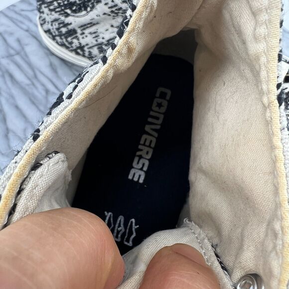 Converse Sneakers Womens 8 Black White Chuck Taylor All Star Gemma Hi 553448C - Picture 9 of 12